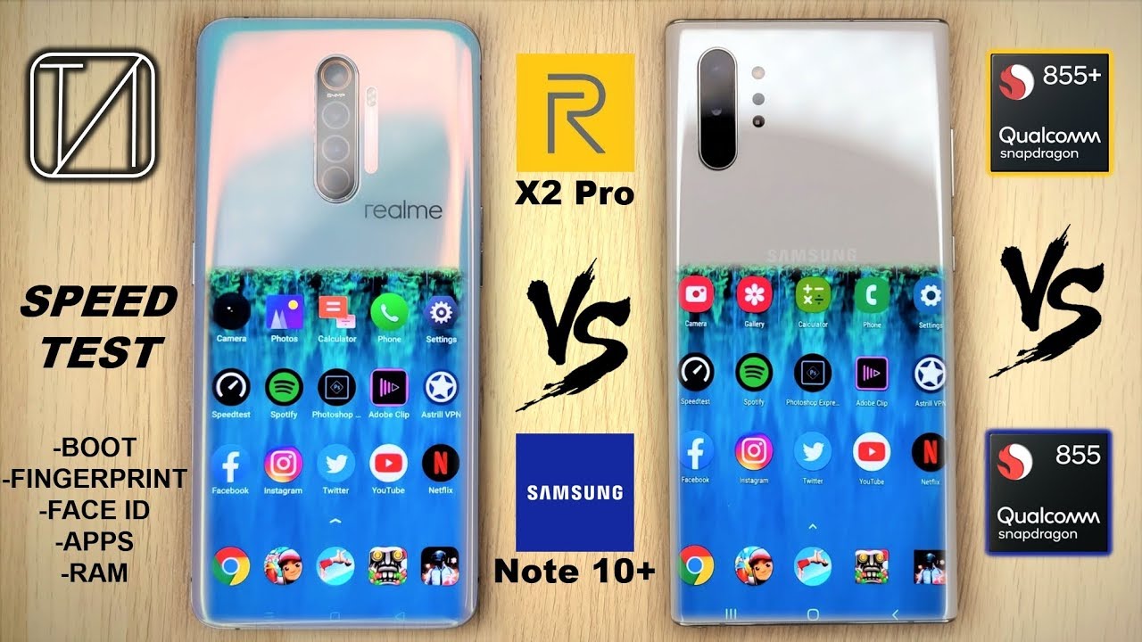 Realme X2 Pro vs Galaxy Note 10+ Speed Test