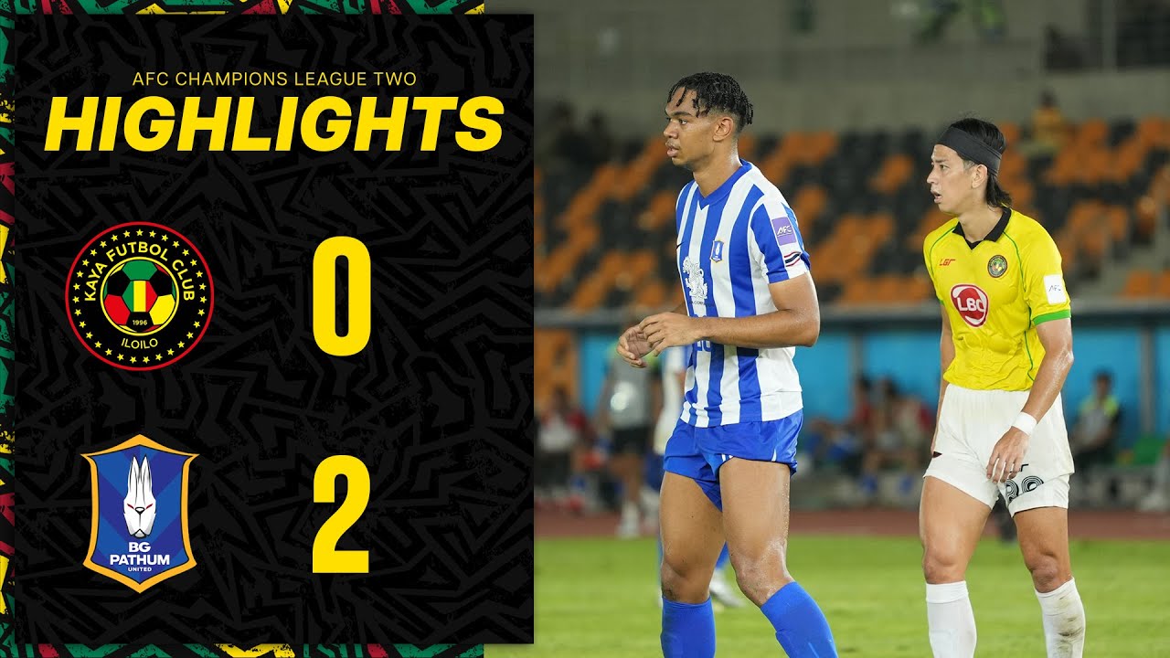HIGHLIGHTS | Kaya Iloilo 0-2 BG Pathum United | #ACLTwo
