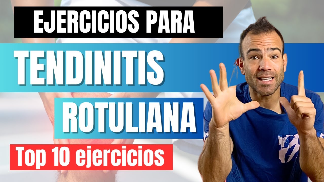 🔥EJERCICIOS para TENDINITIS ROTULIANA👉🏻Los mejores ejercicios para el DOLOR de RODILLA⚠️PASO a PASO