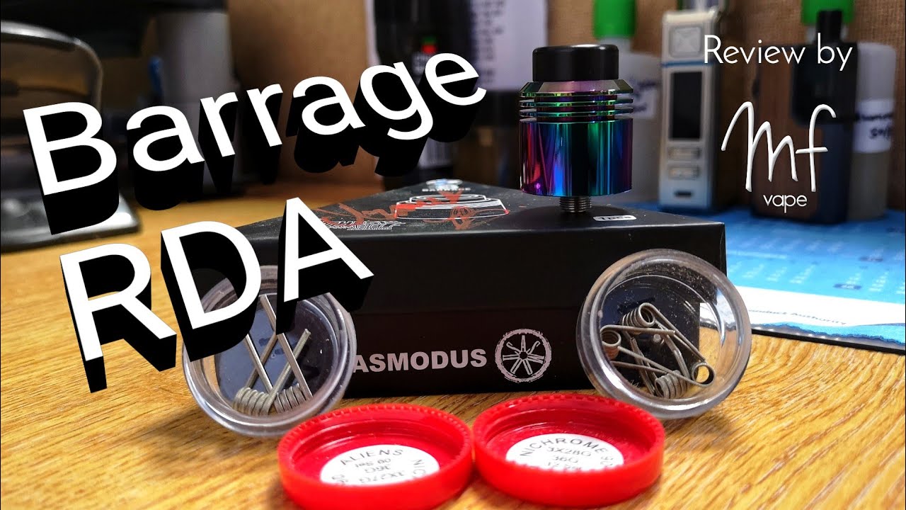 Атомайзер Barrage RDA | Asmodus/Thesis лично | Обзор, сборка и установка фитиля