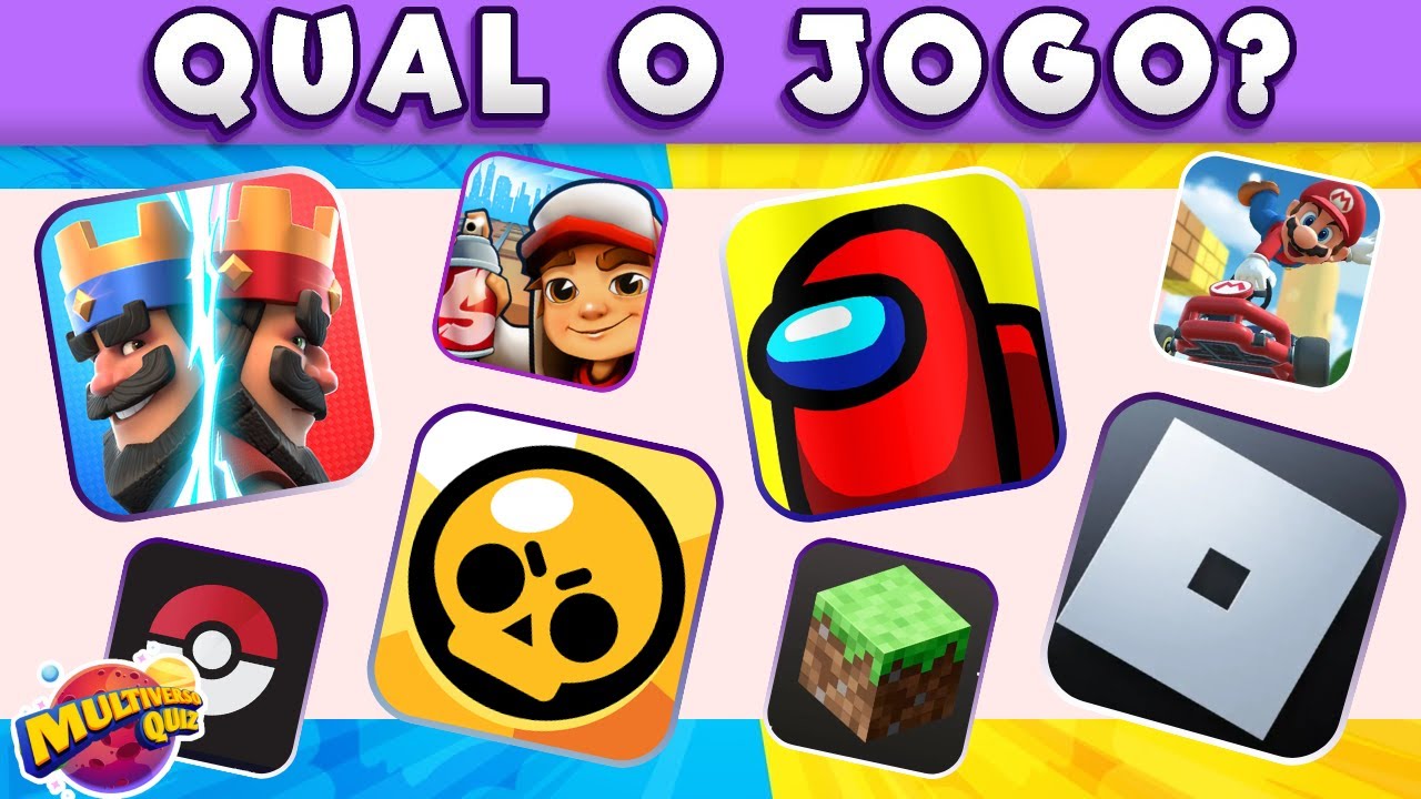 Adivinhe o Jogo pelo Logotipo 📲🔥🎮  Conhece as Logos desses Jogos