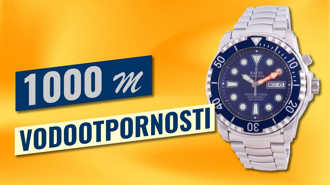 1000 m VODOOTPORNOSTI! - Ratio Freediver recenzija