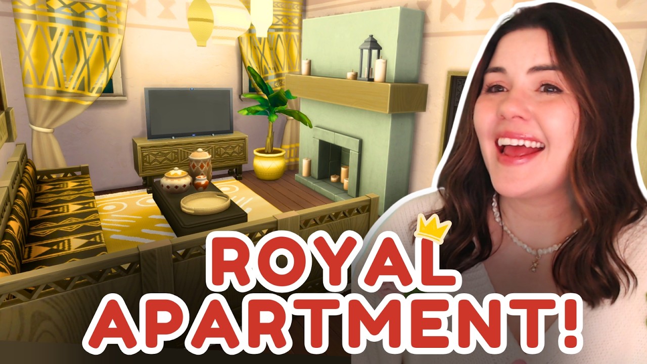Строю свои ПЕРВЫЕ королевские апартаменты 👑 | The Sims 4: Королевская семья и наследие