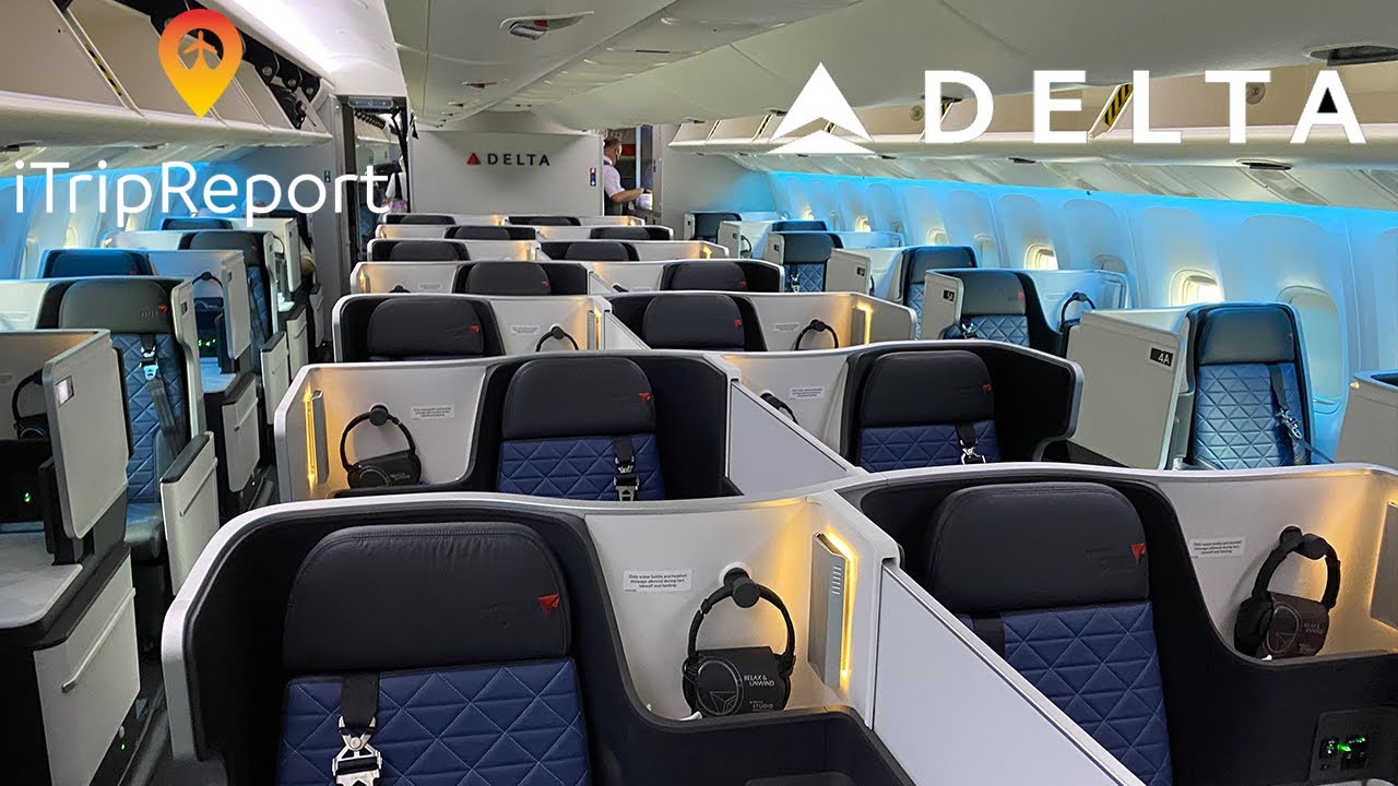 NEW INTERIOR Delta 767-400 Delta ONE Trip Report + Diversion