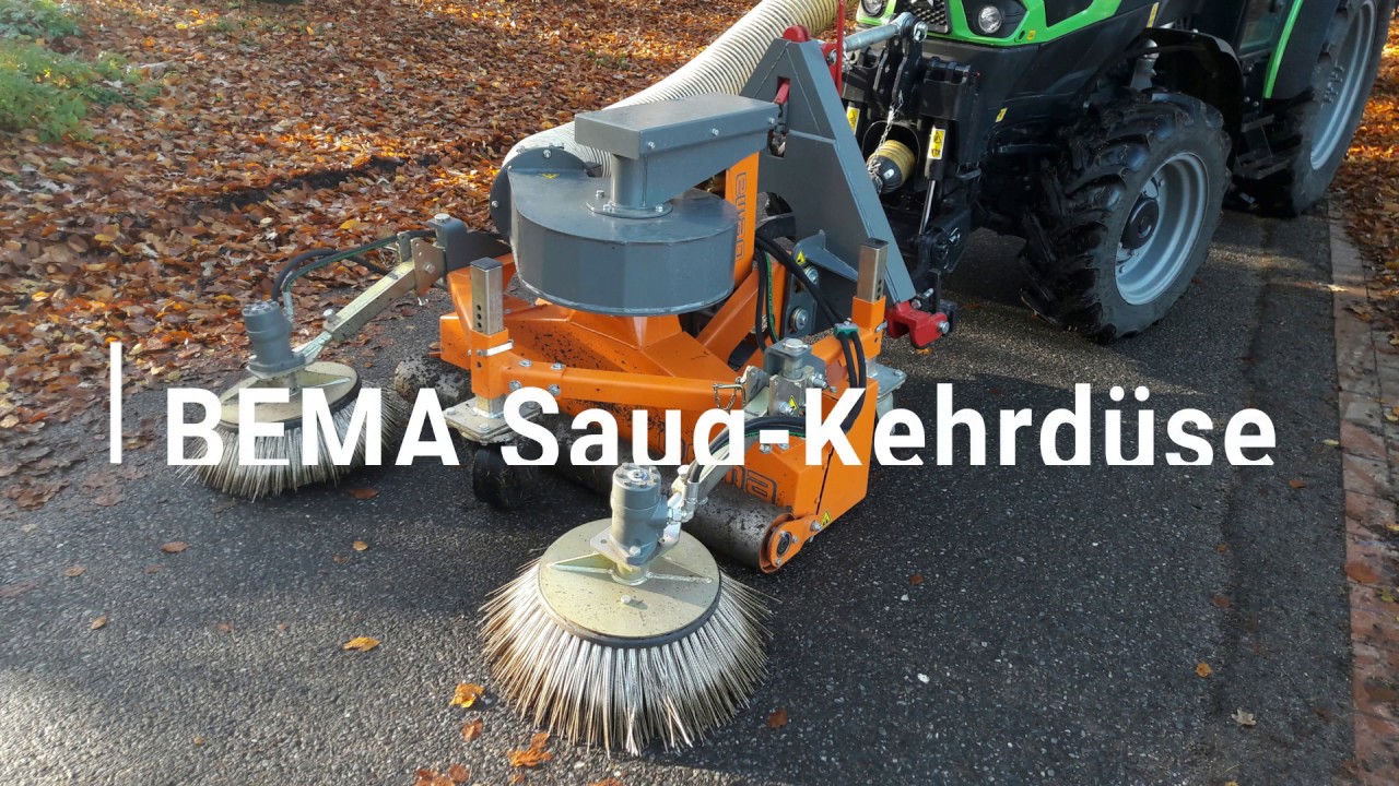 bema Saug-Kehrdüse. Effizient Laub und Schmutz aufsammeln.