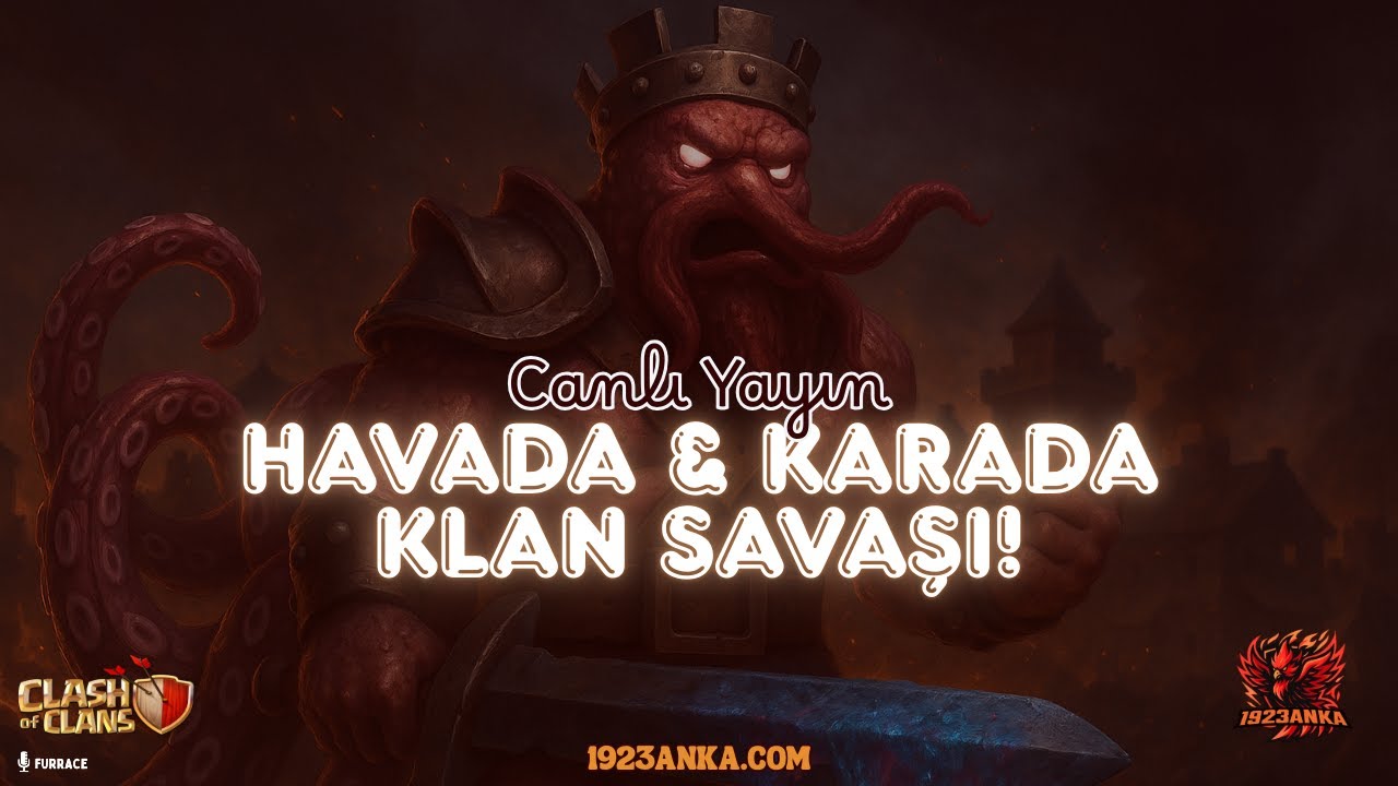 Havada & Karada! ⚔️ Klan Savaşları | Clash of Clans (Canlı/Live)