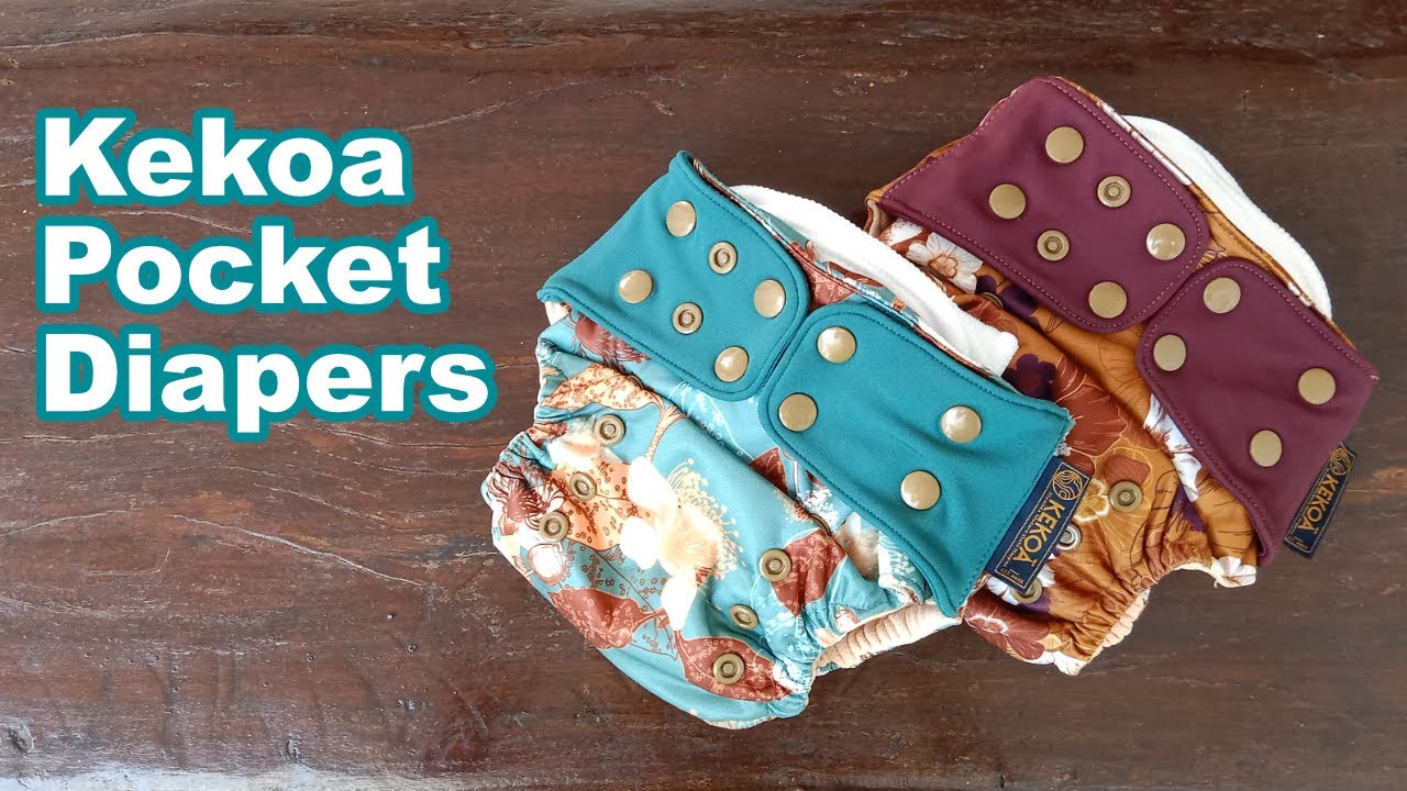 UNBOXING Kekoa NZ Nappies! Recycled Pocket Cloth Diapers