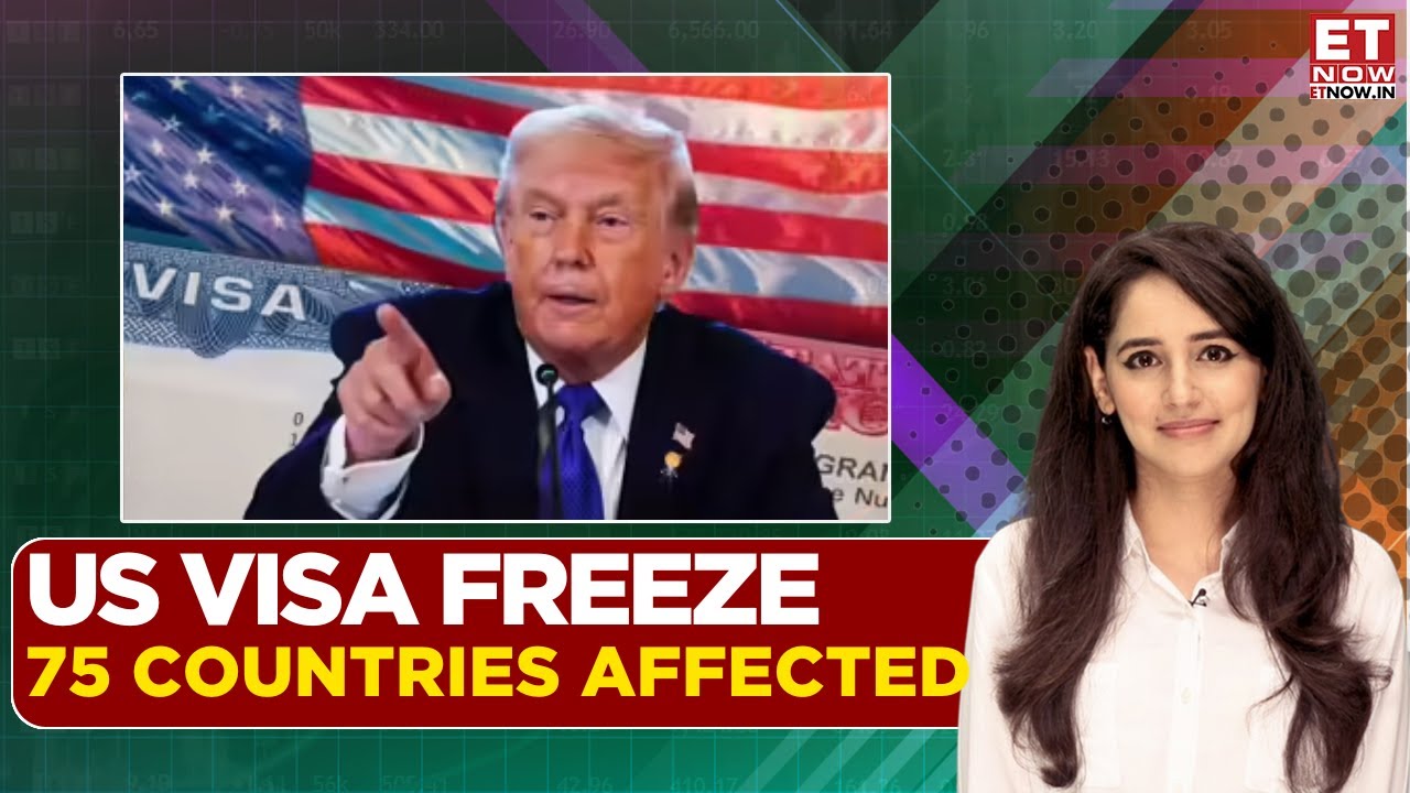 US Freezes All Visa Processing For 75 Countries Including Russia, Brazil & Iran | Breaking News