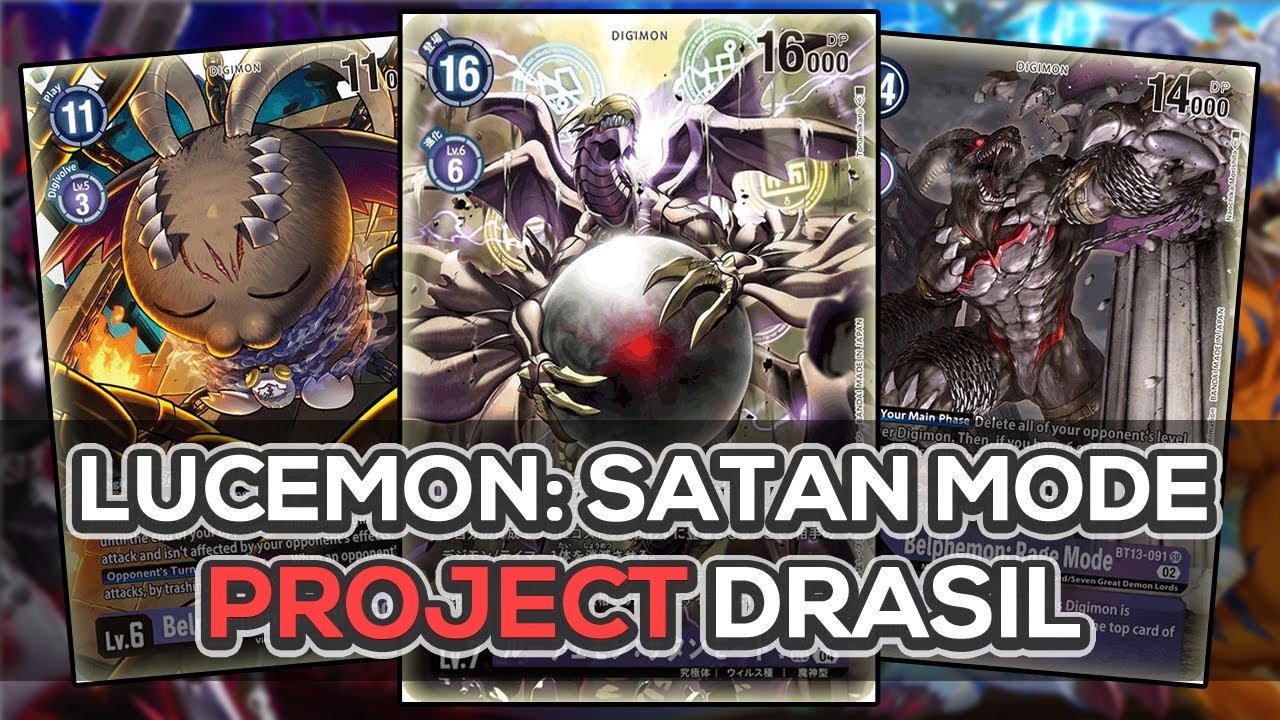 Lucemon Satan Mode ft. Belphemon vs AncientGaruru Galaxy | Digimon TCG (Digimon Simulator)