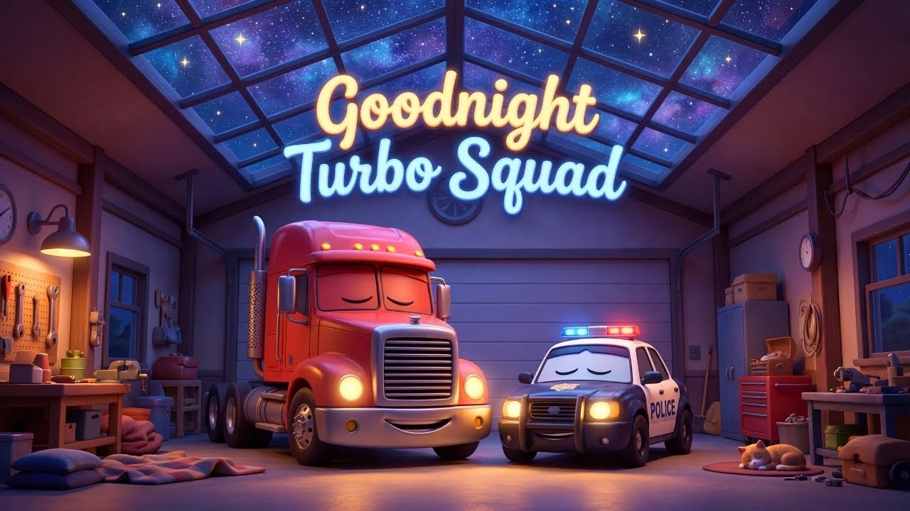 Сладких снов! - Спокойной ночи, команда Turbo (расслабляющая песня про автомобили и грузовики)