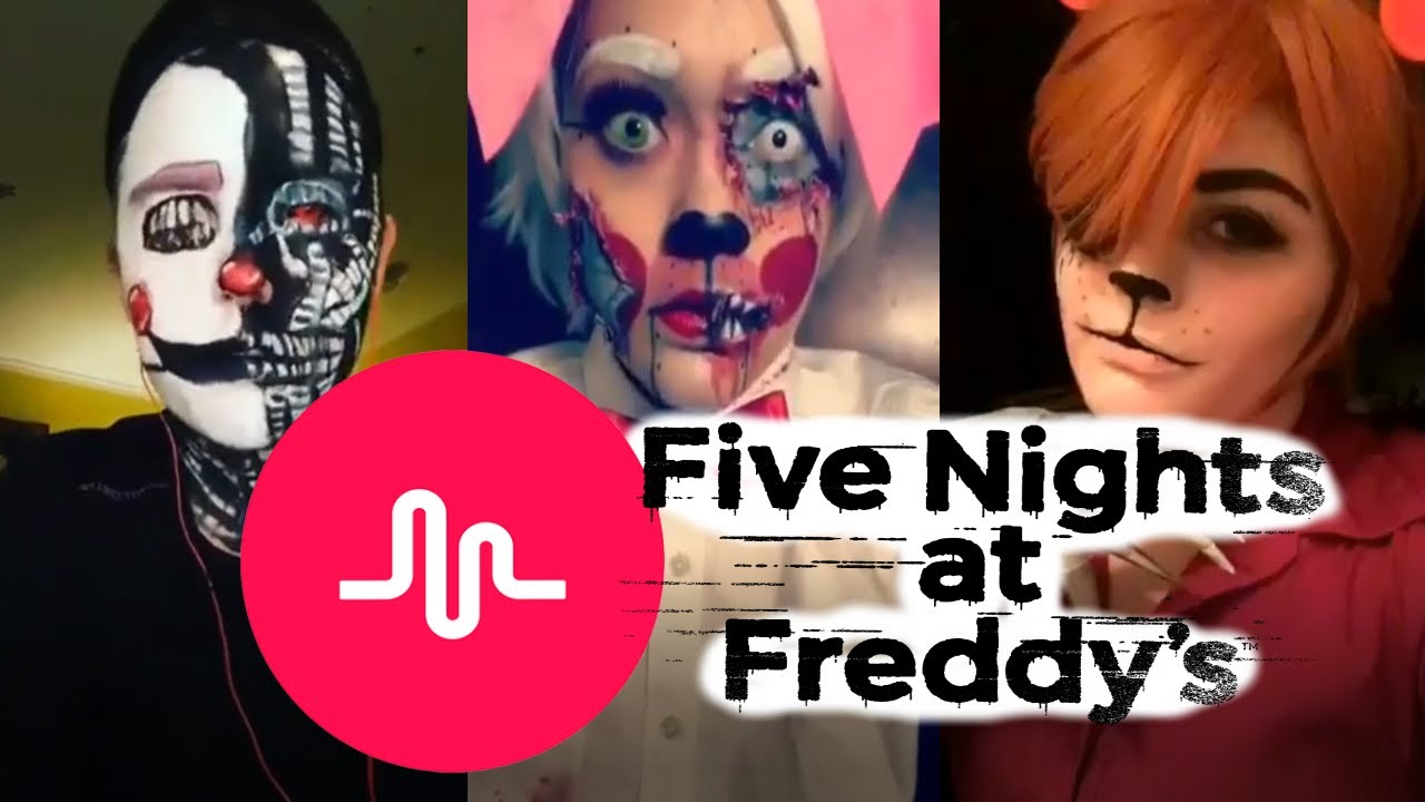 FNAF Cosplay Musical.ly Compliation