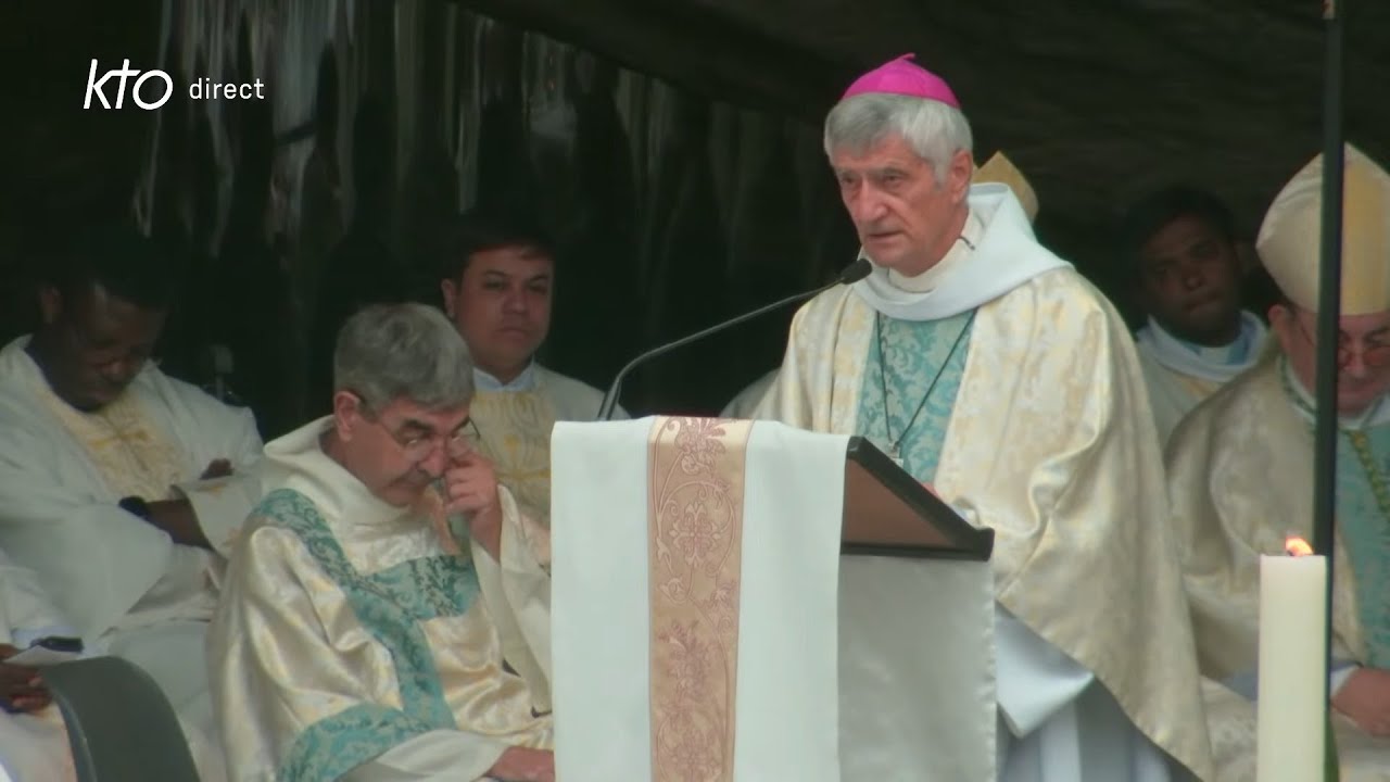 Messe de 10h à Lourdes du 15 juillet 2025