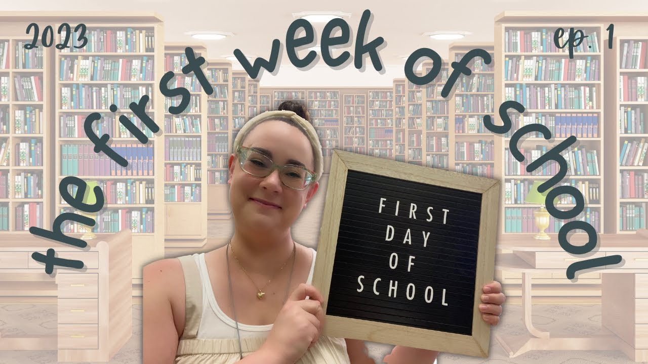 A WEEK IN THE LIFE OF A SCHOOL LIBRARIAN | the first week of school (ep. 1)