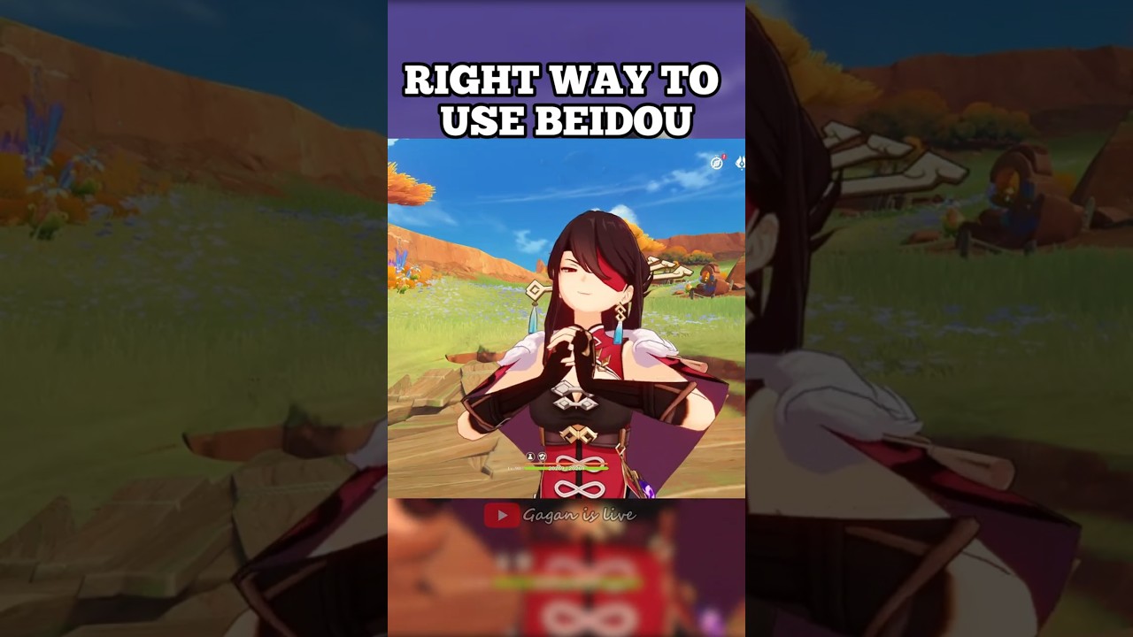 RIGHT WAY TO USE #BEIDOU ⚡ #viral #genshinimpact #trendingshorts #hoyocreators