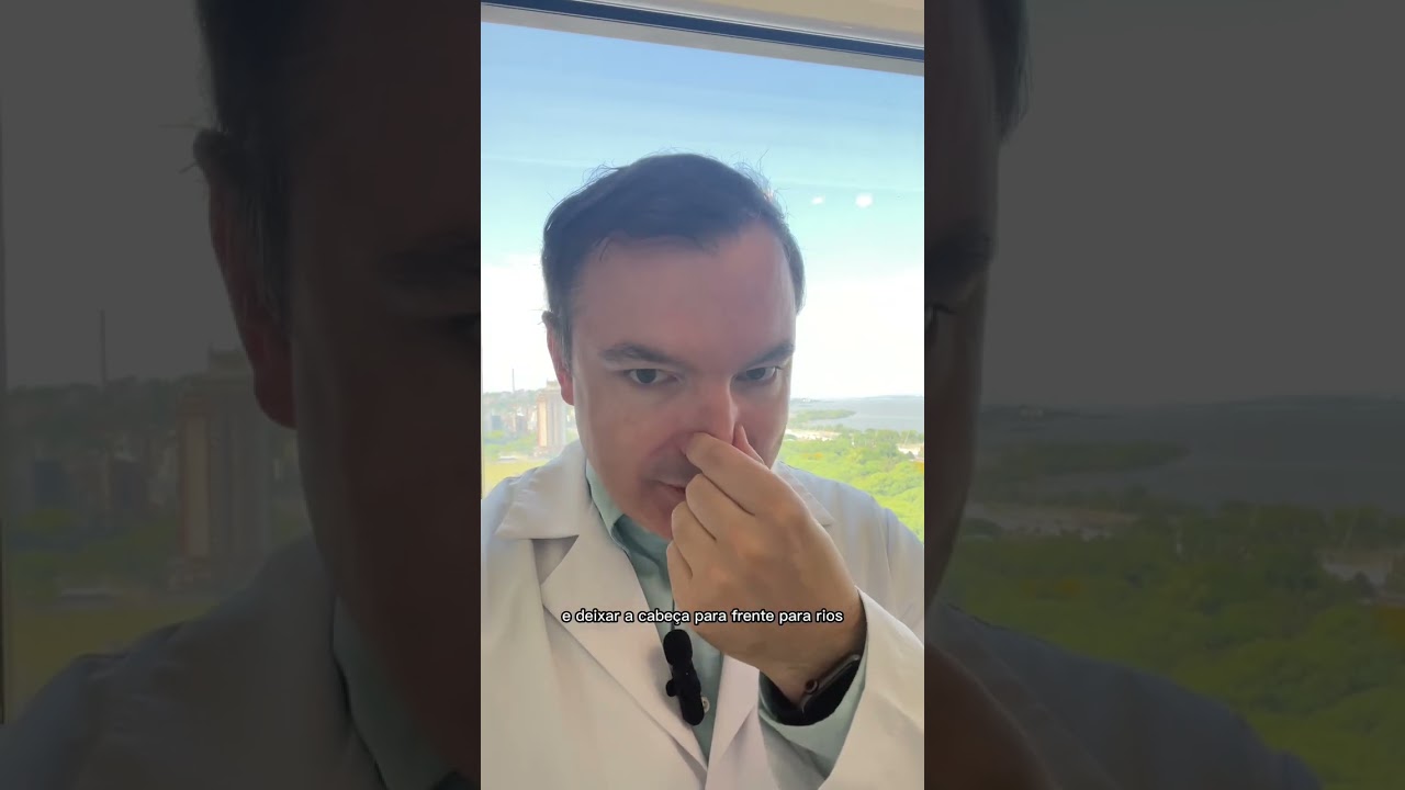O que fazer em sangramento nasal? Dr. Vinicius Zanette