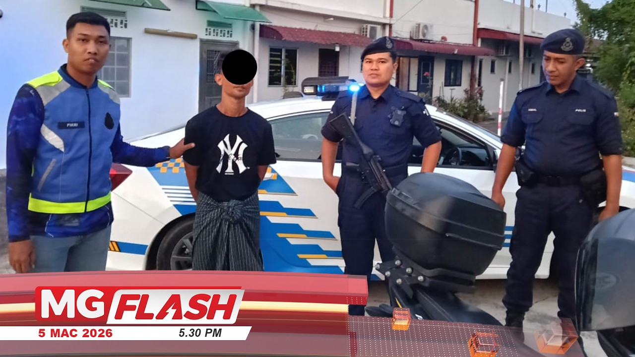 Lelaki Warga Asing Dicekup, Curi Kabel KTMB #MGFlash