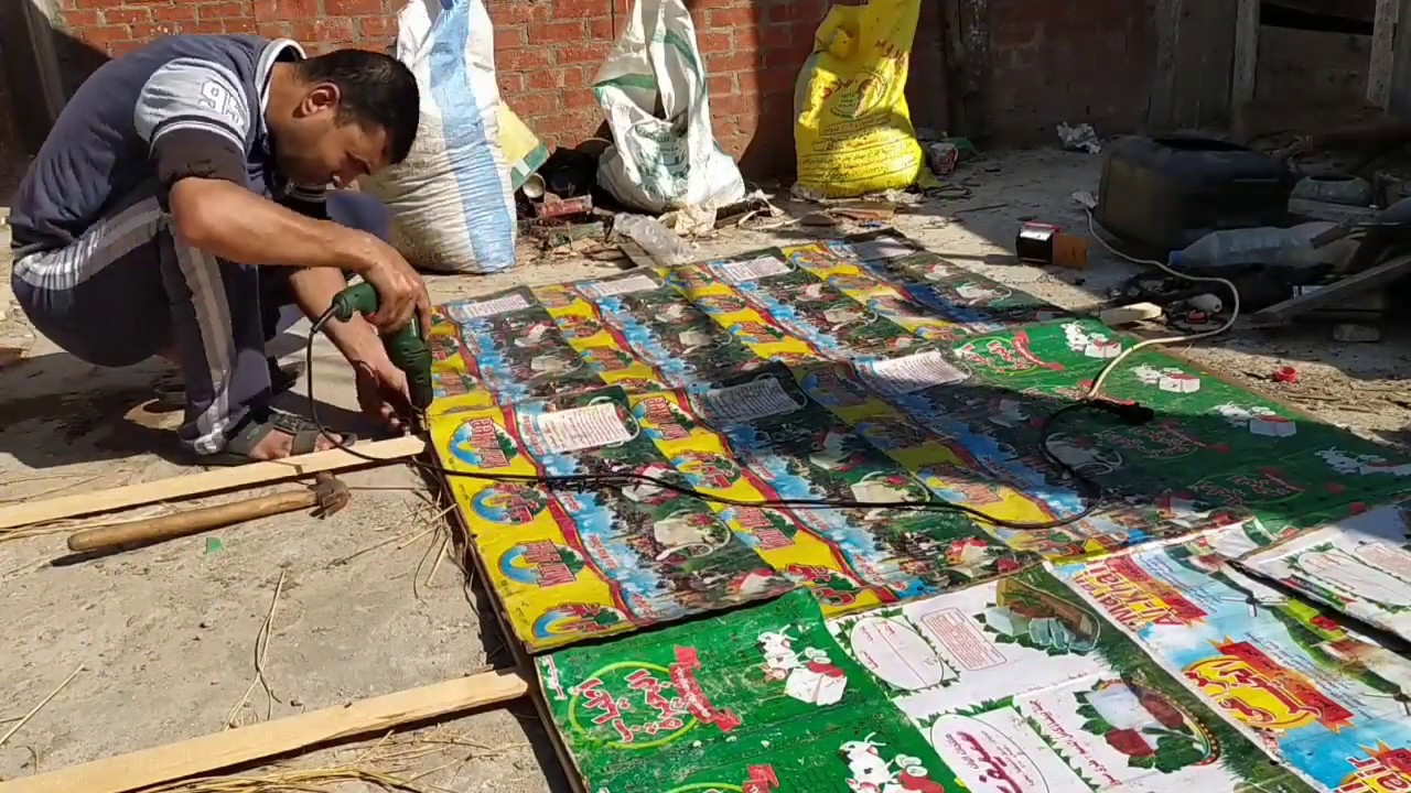 عمل سقف من الصفائح بتكلفه بسيطه جدا