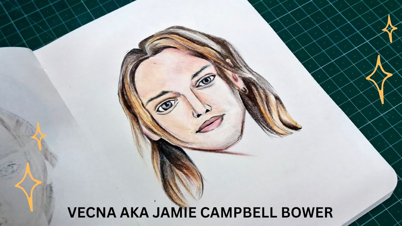 Drawing Vecna | Stranger Things | Jamie Campbell Bower as Henry Creel — Drawn in Silence