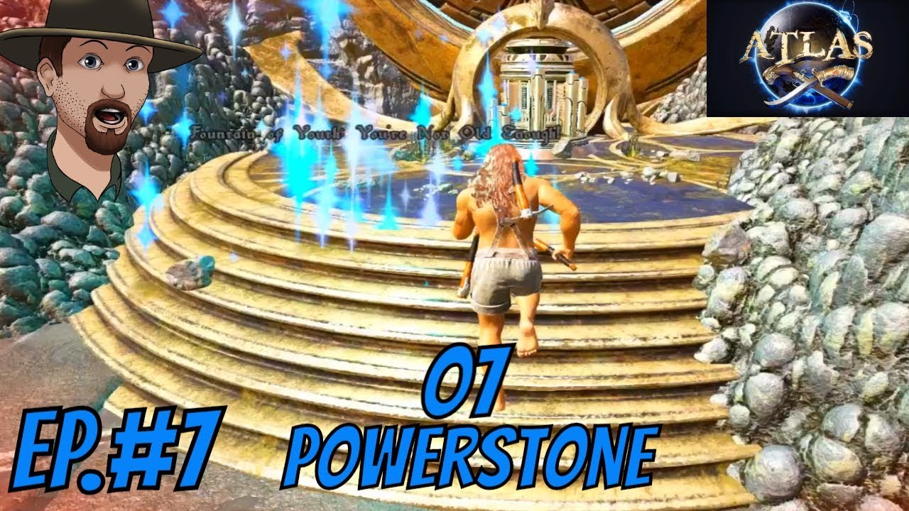 Getting O7 White Powerstone in One Try!- Atlas Single Player Modded Gameplay Ep. 7