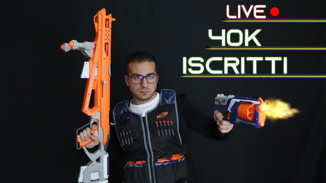 FossilNerf Channel 40k Iscritti [LIVE]