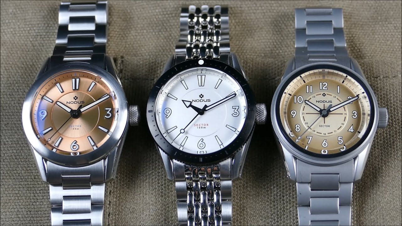 On the Wrist, from off the Cuff: Nodus – Sector Series; Sport, Dive, and Field Overview