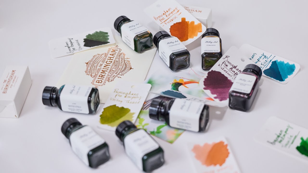 Swatching Inks from The Birmingham Pen Co. | Fountain Pen Ink Haul