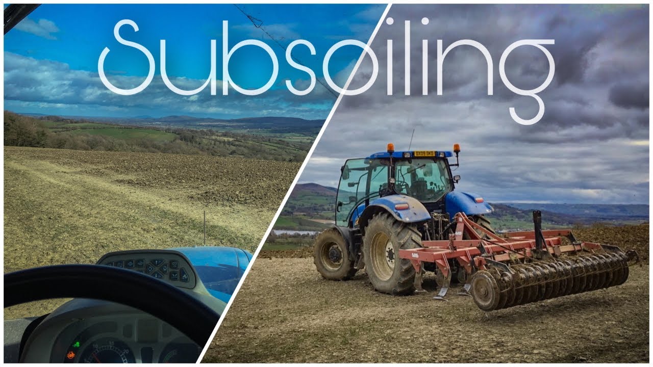Subsoiling with a New Holland T6080