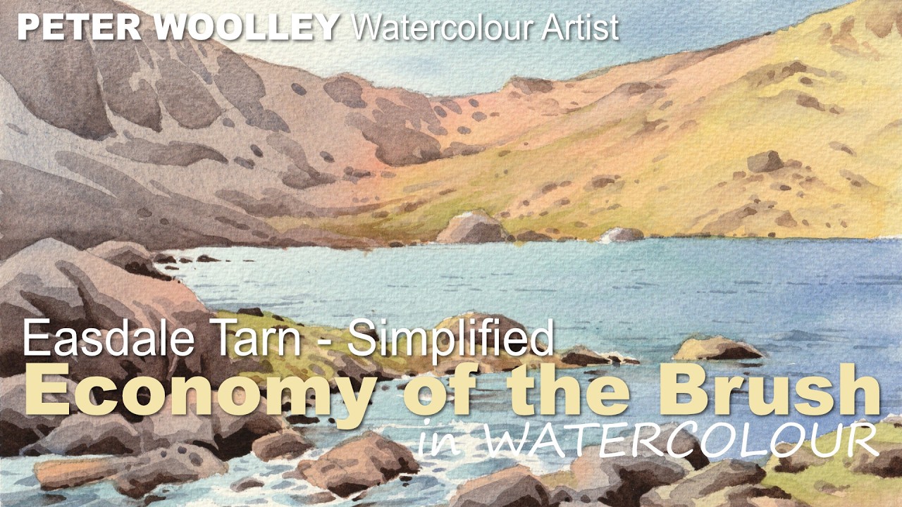 Economy of The Brush - Easedale Tarn in WATERCOLOUR