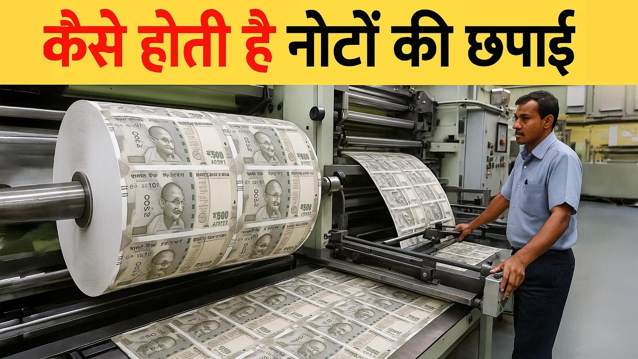 Money Making in India 💸 | How Indian Currency Notes Are Actually Made