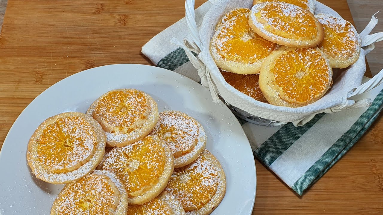 ORANGE COOKIES | Real Orange Cookies | بسكويت البرتقال | كعك البرتقال