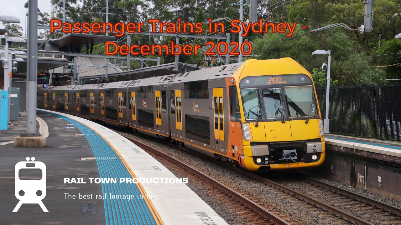 Passenger Trains In Sydney - December 2020