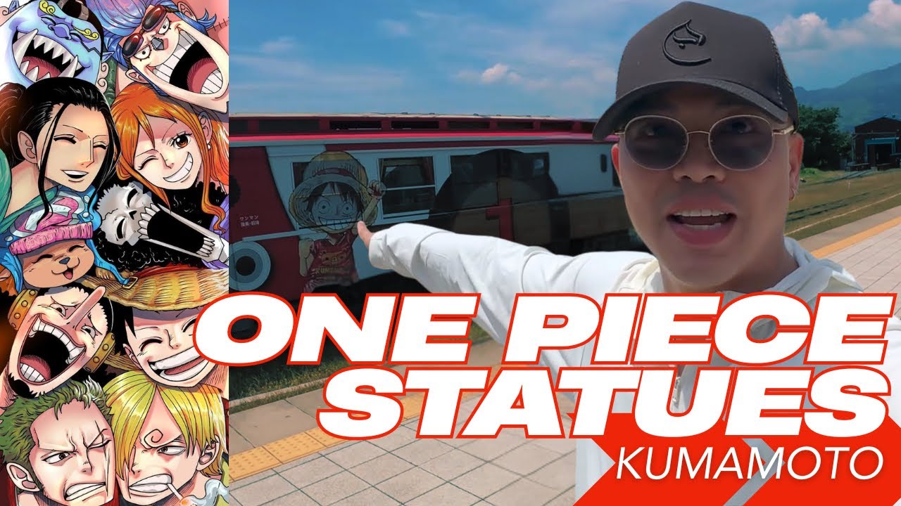 🇯🇵 COMPLETE One Piece Statue Tour in Kumamoto, Japan! 🏴‍☠️ | Travel Kyushu Vlog