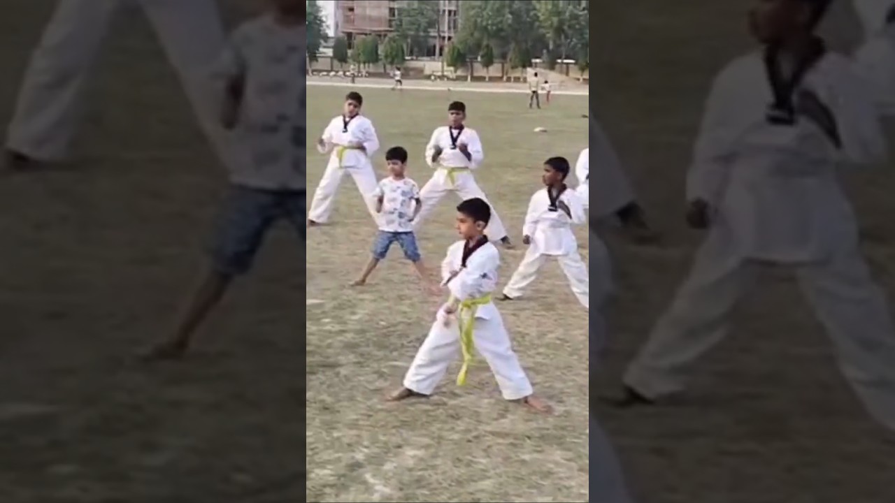 Use athletic headbands to keep bangs and layers #taekwondo #champion #mini boy #and girls