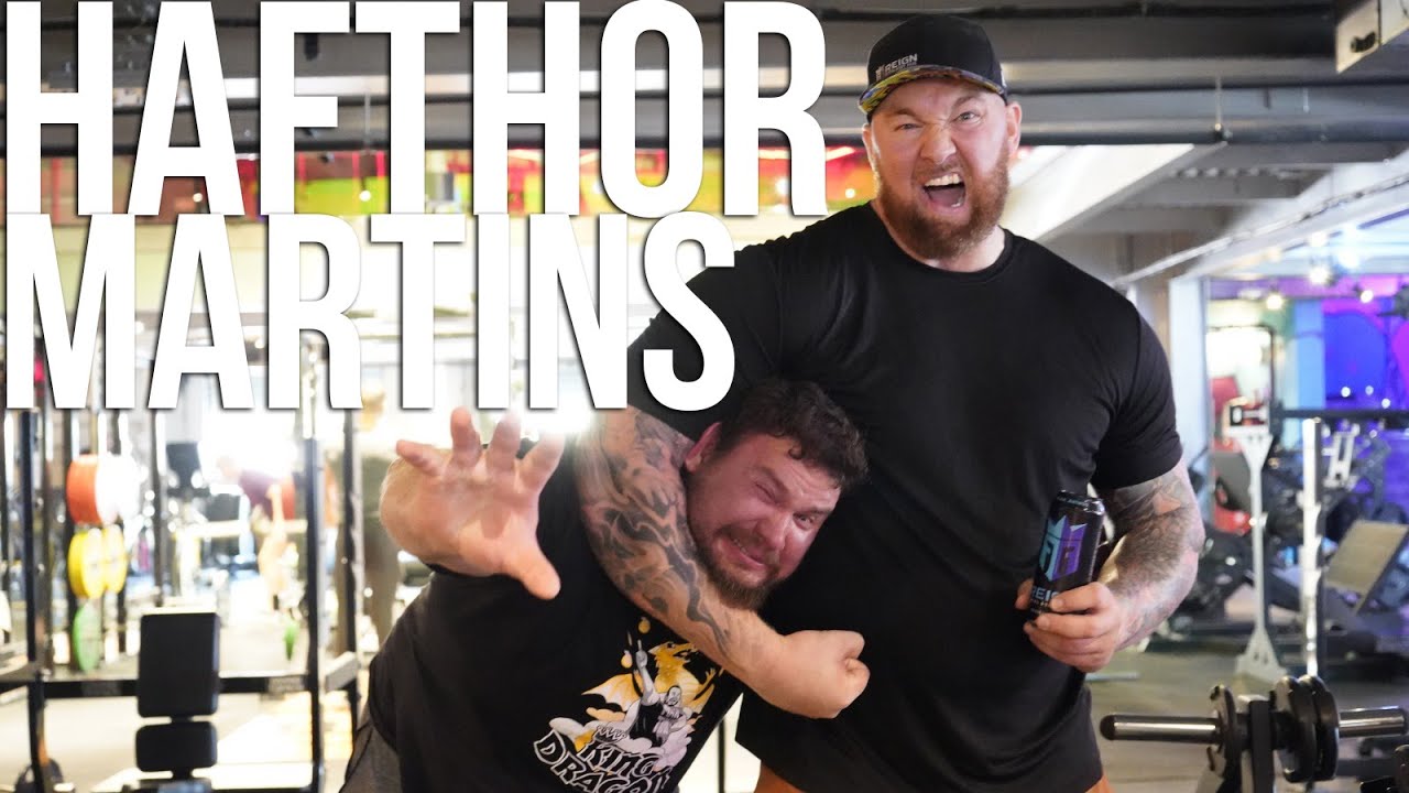 The Worlds Strongest Relationship Reunited - Hafthor and Martins Trains Shoulders