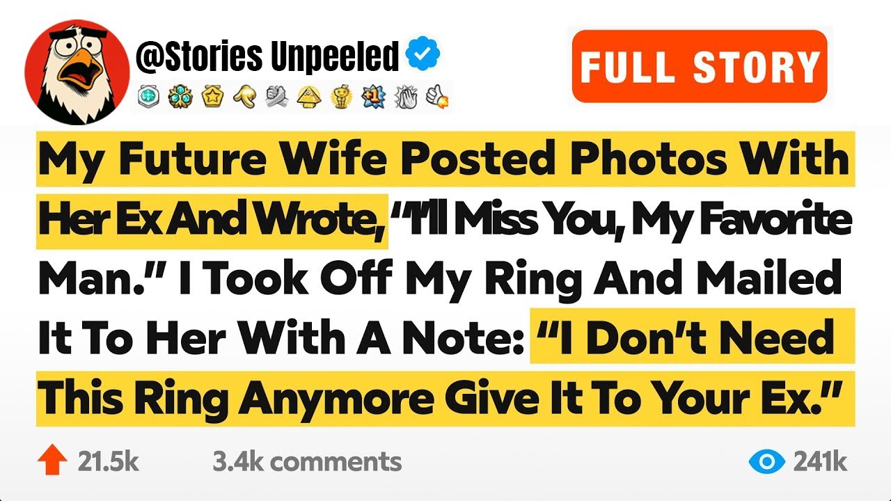 My Future Wife Posted Photos With Her Ex And Wrote, “I’ll Miss You, My Favorite Man.” I Took Off My…