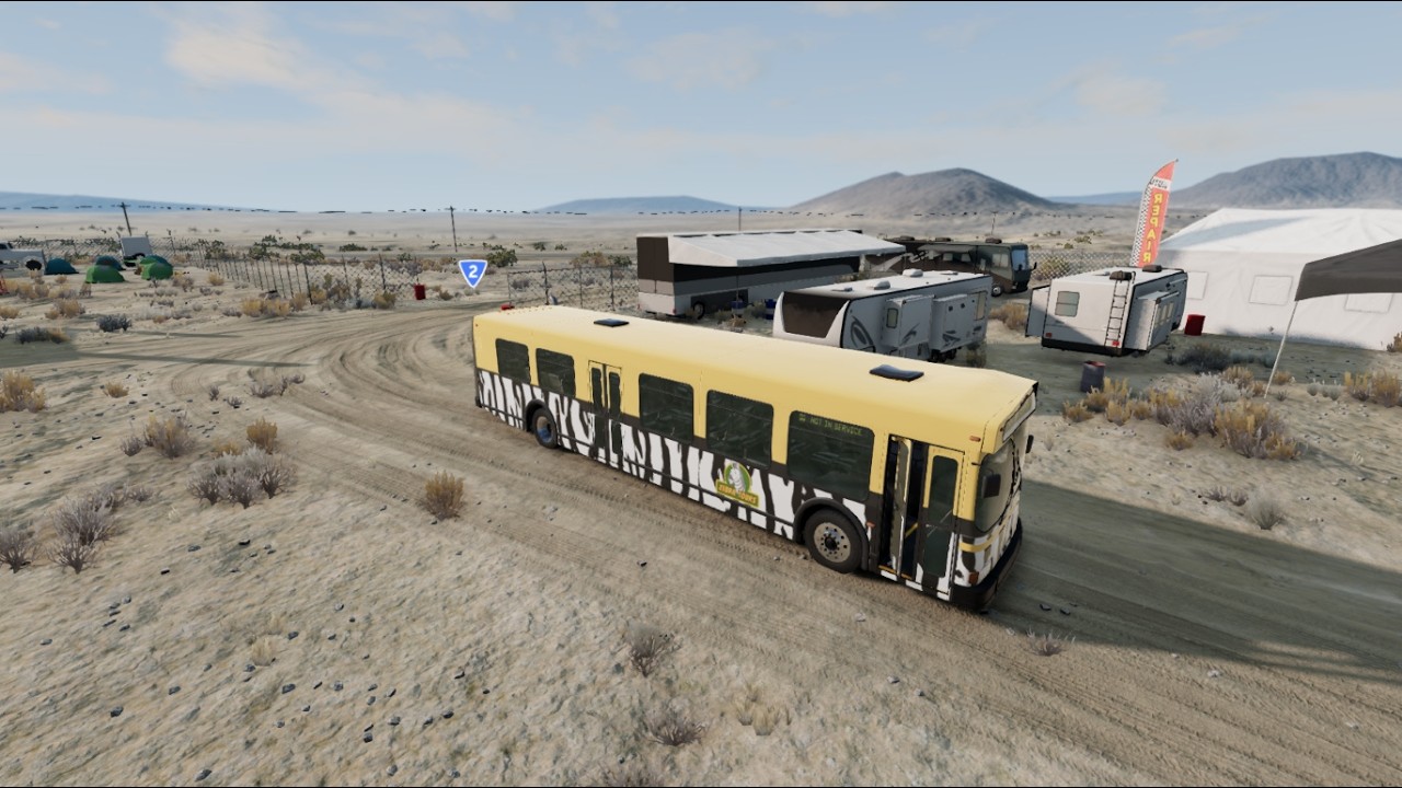 BeamNG drive  Offroad Bus Simulator
