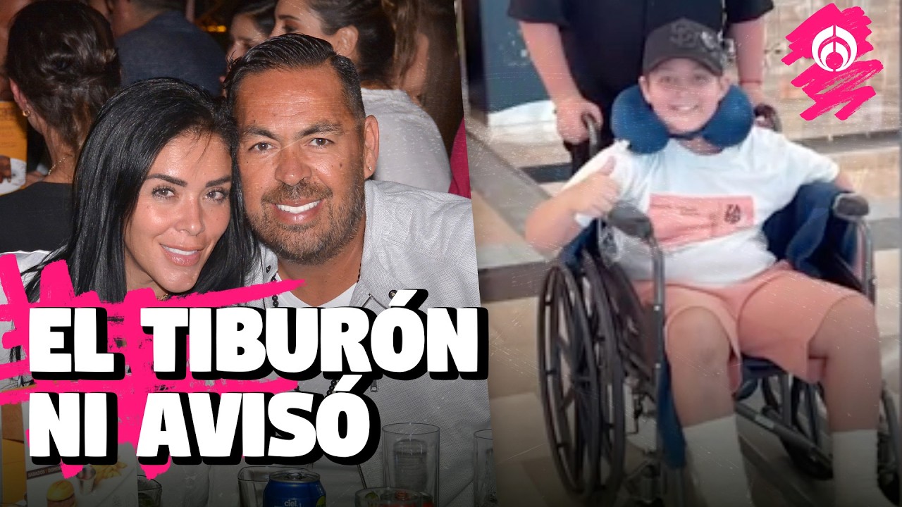 Maná se equivocó, no fue una mordida de amor… Tiburón ataca al hijo de Jorge D’Alessio
