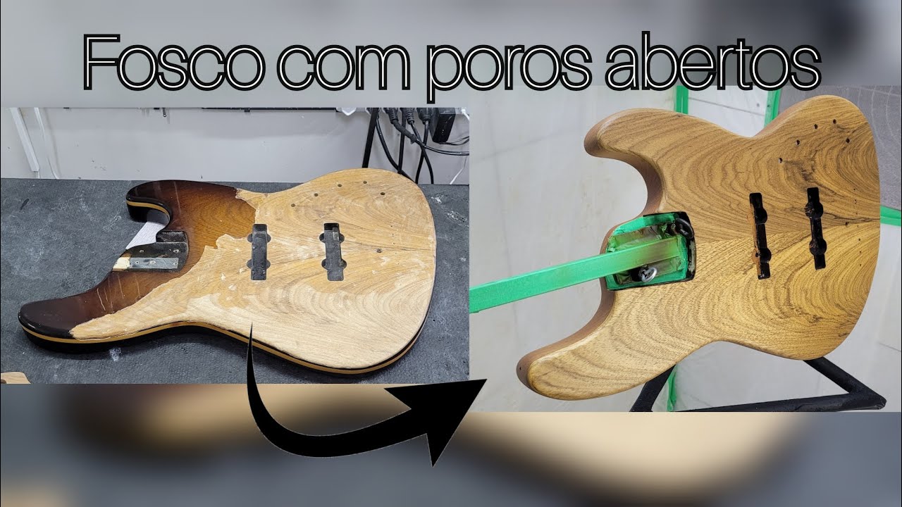 Contra baixo- Cedro com Freijó Acabamento Natural com Poros abertos 