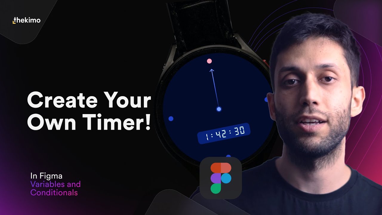 Design Like a Pro: design a Timer in Figma using #Variables and #Conditionals