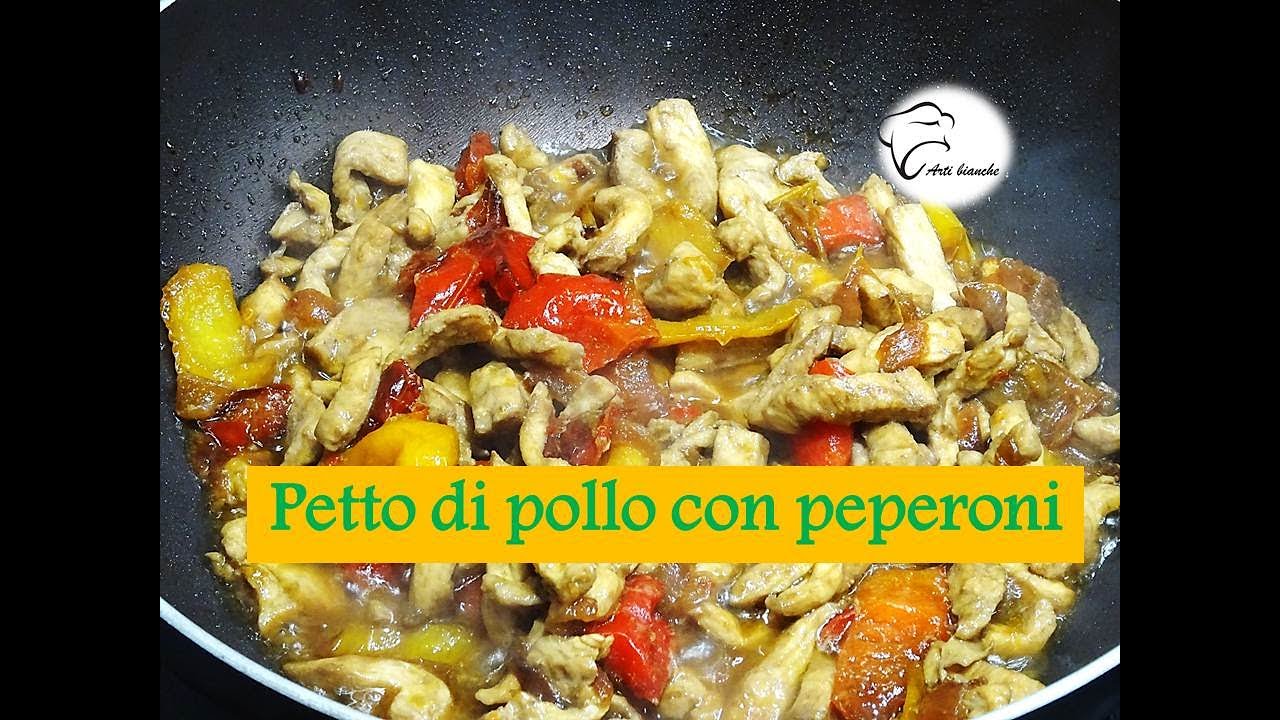Petto di pollo con peperoni