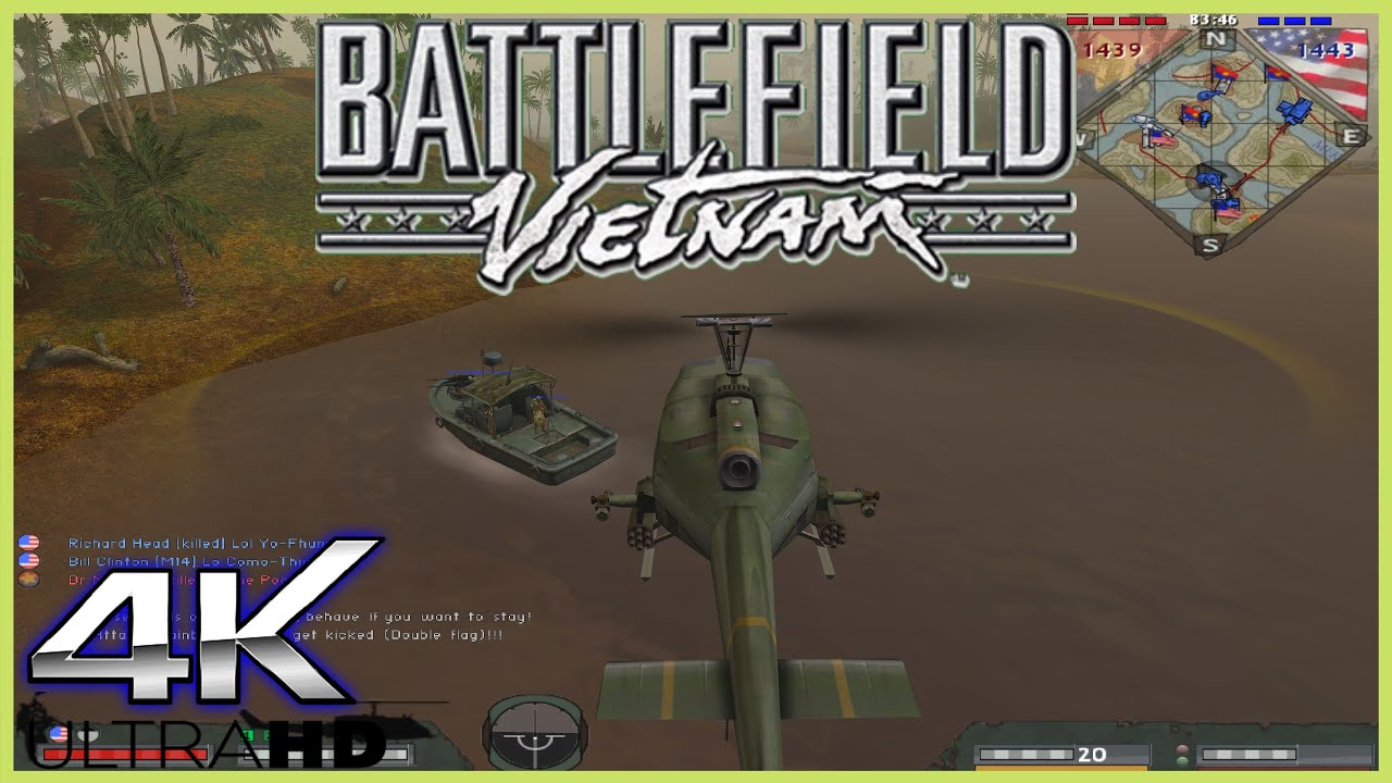 Battlefield Vietnam Multiplayer 2020 Chopper Gameplay 4K