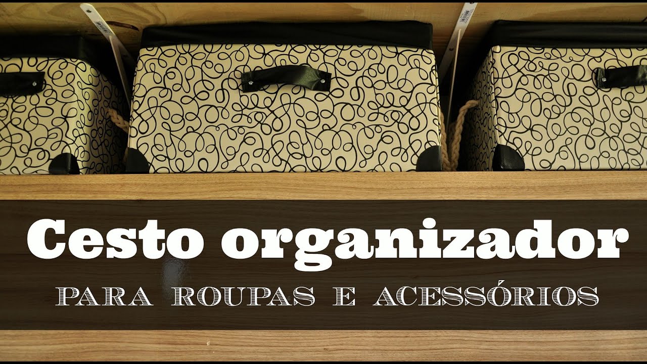 CESTO ORGANIZADOR DIY | 