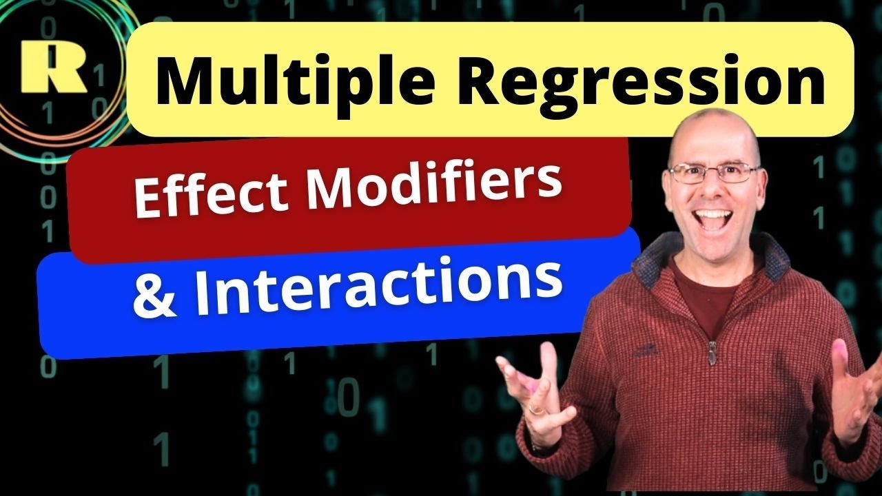 Multiple regression analysis - effect modifiers and interactions
