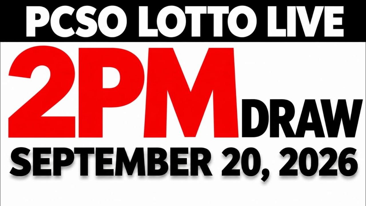 Lotto Result Today 2pm Draw September 20, 2026 Swertres Ez2 PCSO LIVE