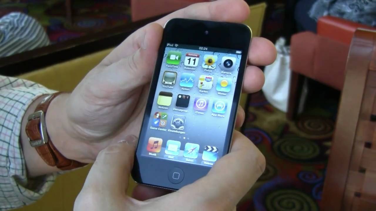 iPod Touch 4G Test - Unboxing (Deutsch German)