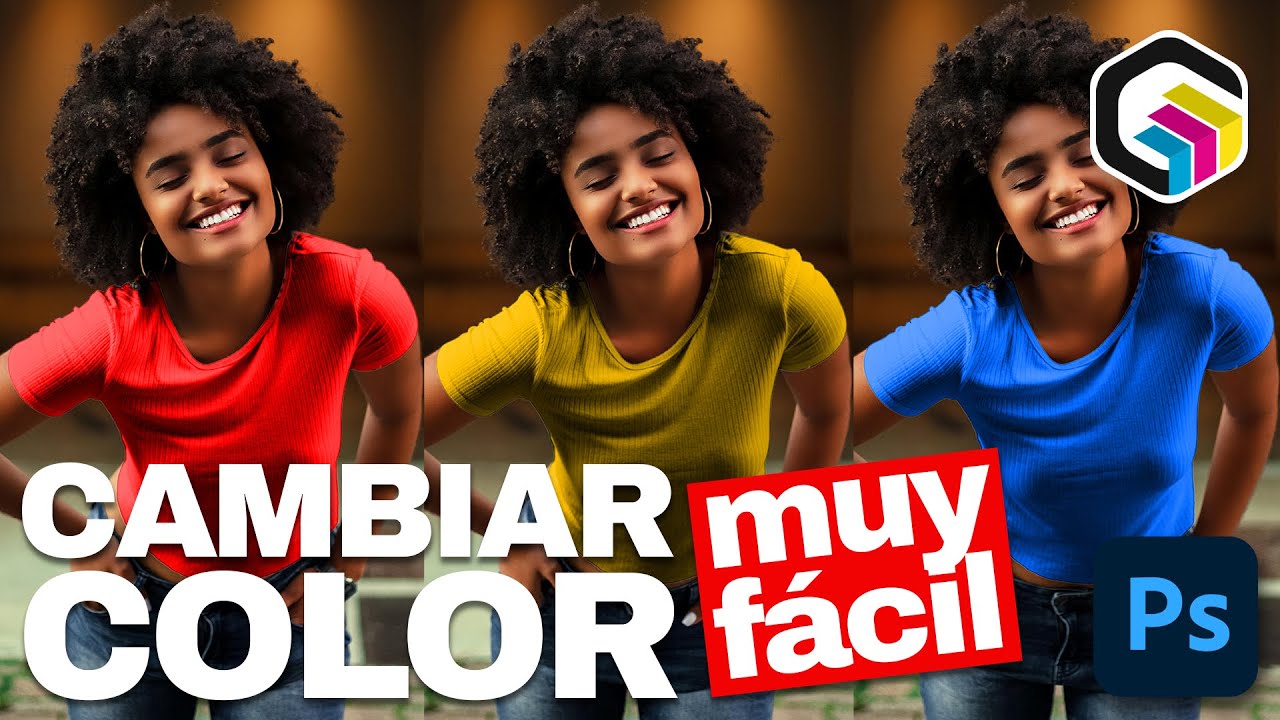 CAMBIAR de COLOR de CUALQUIER OBJETO muy FACIL en Photoshop