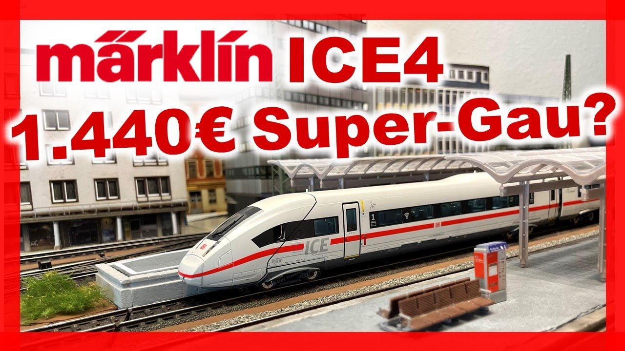 Enttäuschung bei Märklin ICE4! 12-teiliger ICE4 mit 3,72m Länge — Super-Gau, Zugkraft & Fahrbetrieb