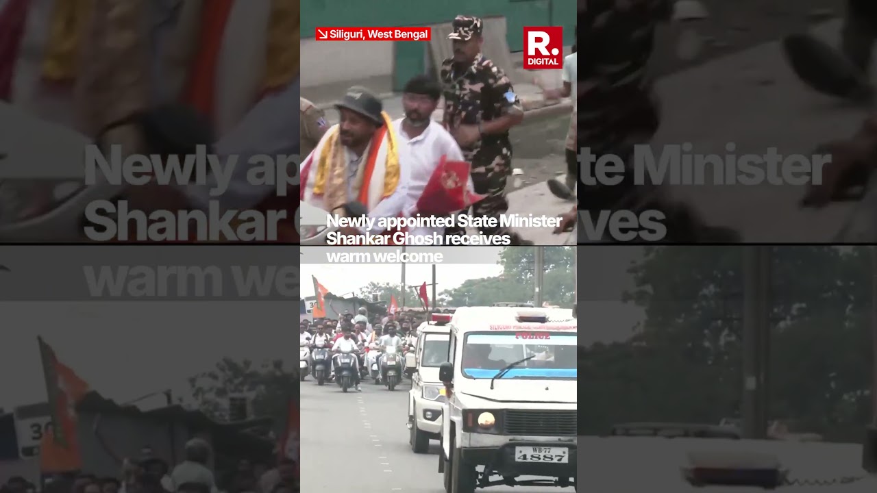 Shankar Ghosh Receives Warm Welcome in Siliguri