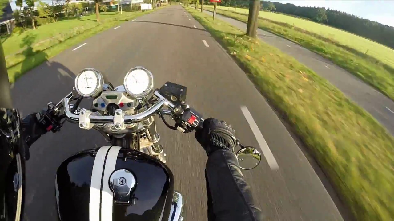My custom Yamaha XV750 Virago. Sound + rebuilt + the ride!