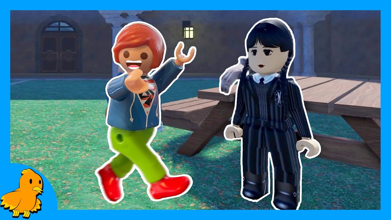Playmobil Familie Vogel: Julian und Wednesday in einer Klasse (Roblox)